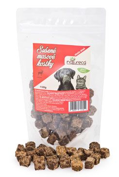 NATURECA pochoutka Masové kostky Jelen, 100%maso 150g