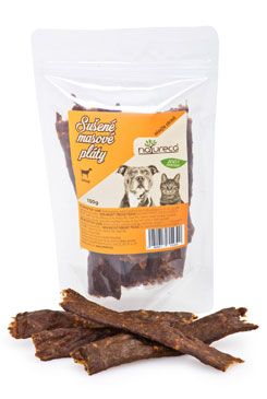 NATURECA pochoutka Masové pláty Jehně, 100%maso 100g