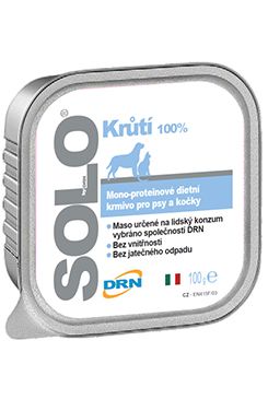 SOLO Tacchino 100% (krůta) vanička 100g