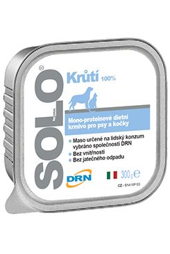 SOLO Tacchino 100% (krůta) vanička 300g