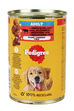 Pedigree konzerva Adult hovězí v želé 400g