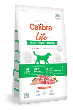Calibra Dog Life Adult Medium Breed Lamb 12kg 