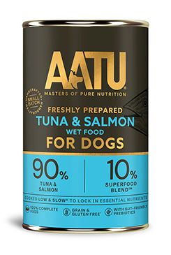 AATU Dog Tuna n Salmon konz. 400g