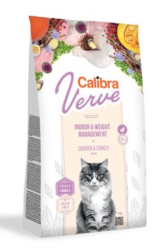 Calibra Cat Verve GF Indoor&Weight Chicken 3,5kg