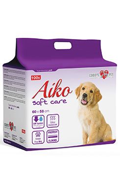 Podložka absorb. pro psy Aiko Soft Care 60x58cm 100ks