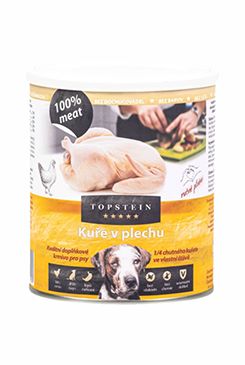 Topstein Kuře v plechu 800g