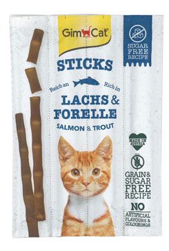 Gimpet Pochoutka Sticks losos+pstruh 4ks