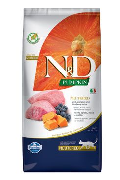 N&D Pumpkin CAT Neutered Lamb & Blueberry 5kg