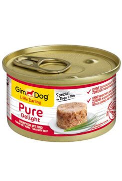 Gimdog konz. Pure delight tuňák s hovězím 85g