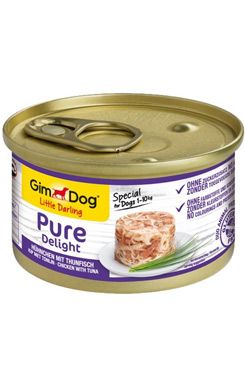 Gimdog konz. Pure delight kuře s tuňákem 85g