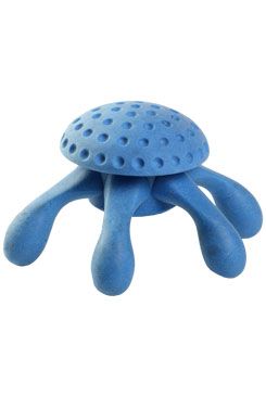 Hračka pes OCTOPUS MAXI plov. z TPR modrá Kiwi