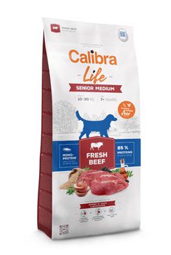 Calibra Dog Life Senior Medium Fresh Beef 12kg 