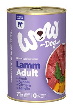 WOW konzerva Jehněčí s dýní Adult 400g