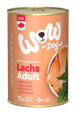 WOW konzerva Losos s rajčaty Adult 400g
