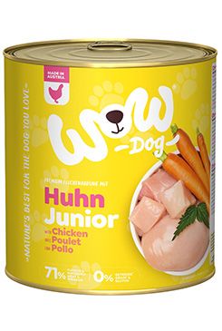 WOW konzerva Kuřecí s karotkou Junior 800g