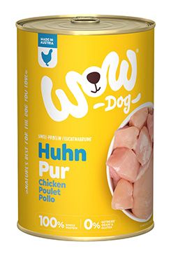 WOW konzerva PUR Kuřecí monoprotein 400g