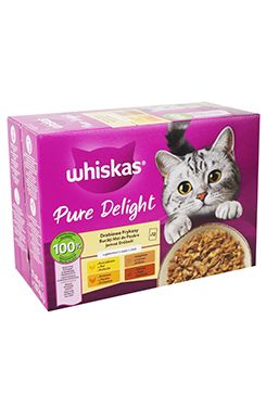 Whiskas kaps. Pure Delight drůb.výb.žel. 12x85g