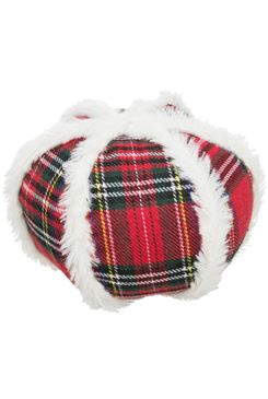 Vánoční MÍČ XBALL látkový s plyšem 15cm 1ks TR