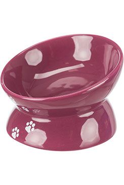 Miska keramická ergonomická zvýš. 0,15l 13cm vínová TR