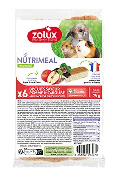 Poch. NUTRIMEAL Cookies hlodavci jablko,karob 6ks