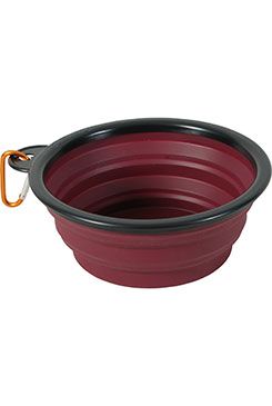 Miska skládací BIVOUAK 650ml silikon červená Zolux