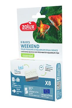 Blok krmný WEEKEND pro akv.ryby 8x7,5g Zolux