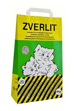 ZVERLIT zelený hrubá Podestýlka kočka 6kg