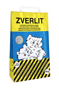 ZVERLIT modrý jemná Podestýlka kočka 6kg