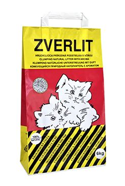 ZVERLIT červený hrubá s vůní Podestýlka kočka 6kg