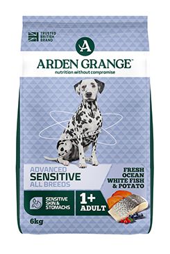 Arden Grange GF Dog Adult Sen.Oc.White Fish&Potato 6kg