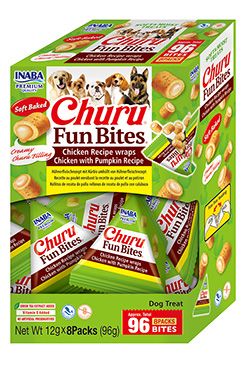 Churu Dog BOX Fun Bites Chicken wraps Chick&Pumpk8x12g
