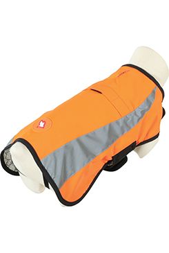 Obleček bunda pro psy REFLEXNÍ oranžová 60cm Zolux