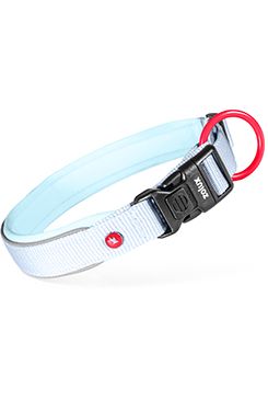 Obojek pes PREMIUM Nylon 20mm/40-45cm sv.modrá Zolux