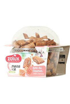 Pochoutka kočka CRUNCHY Losos 80g Zolux