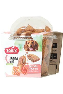 Pochoutka pes CRUNCHY Losos 75g Zolux