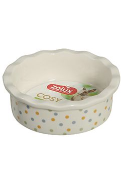 Miska keramická COSY hlodavec 100ml puntíky Zolux