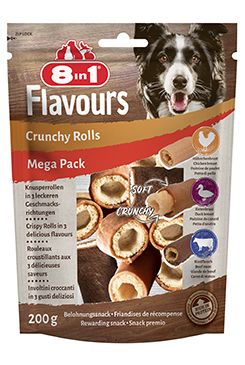 Pochoutka 8in1 Flavours Crunchy Rolls 200g MEGA PACK