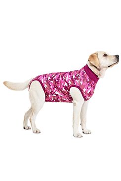Obleček ochranný Suitical Dog PINK CAMO 22cm XXXS