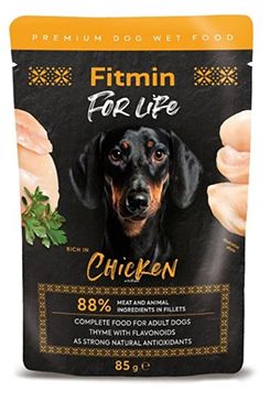 Fitmin For Life dog Kuřecí s bylinkami kapsa 85g