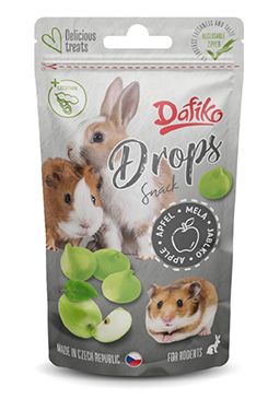 Dafiko drops pro hlodavce jablko 75g