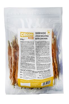 CARODO Dog poch. Kuřecí maso na bůvolí kůži 500g