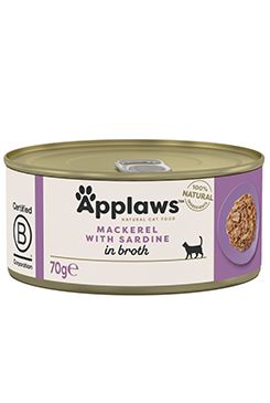 Applaws Cat konzerva Adult Broth makrela se sard.70g