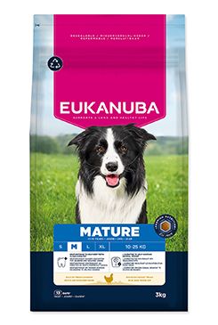 Eukanuba Dog Mature Medium rich in fresh Chicken 3kg