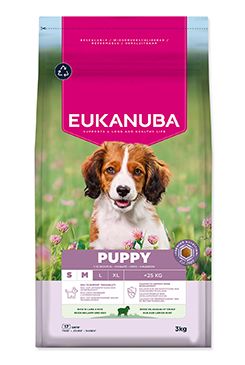 Eukanuba Dog Puppy Small&Medium rich in Lamb 3kg