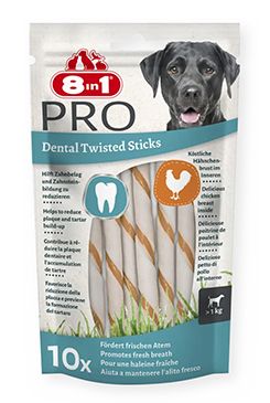 Pochoutka 8in1 Pro Dental Twisted Sticks 10ks