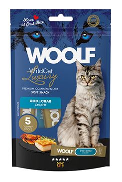 WOOLF WildCat Cream Luxury Cod&Crab 5x14g