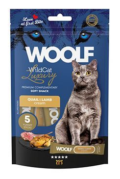 WOOLF WildCat Cream Luxury Quail&Lamb 5x14g