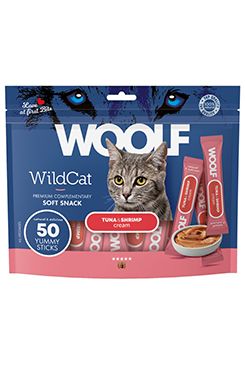 WOOLF WildCat Cream Regular Tuna&Shrimp 50x14g