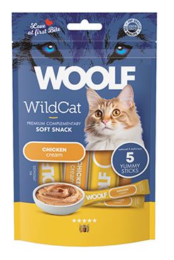 WOOLF WildCat Cream Regular Chicken 5x14g