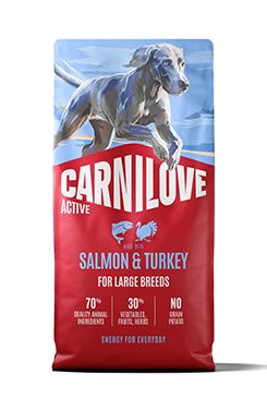 Carnilove Dog Active Dry Salmon&Turkey Adult LB 12kg